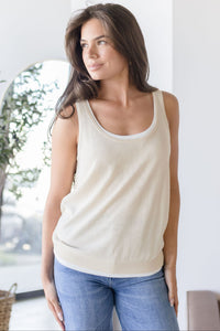 Aluna Sheer Layered Sweater Tank