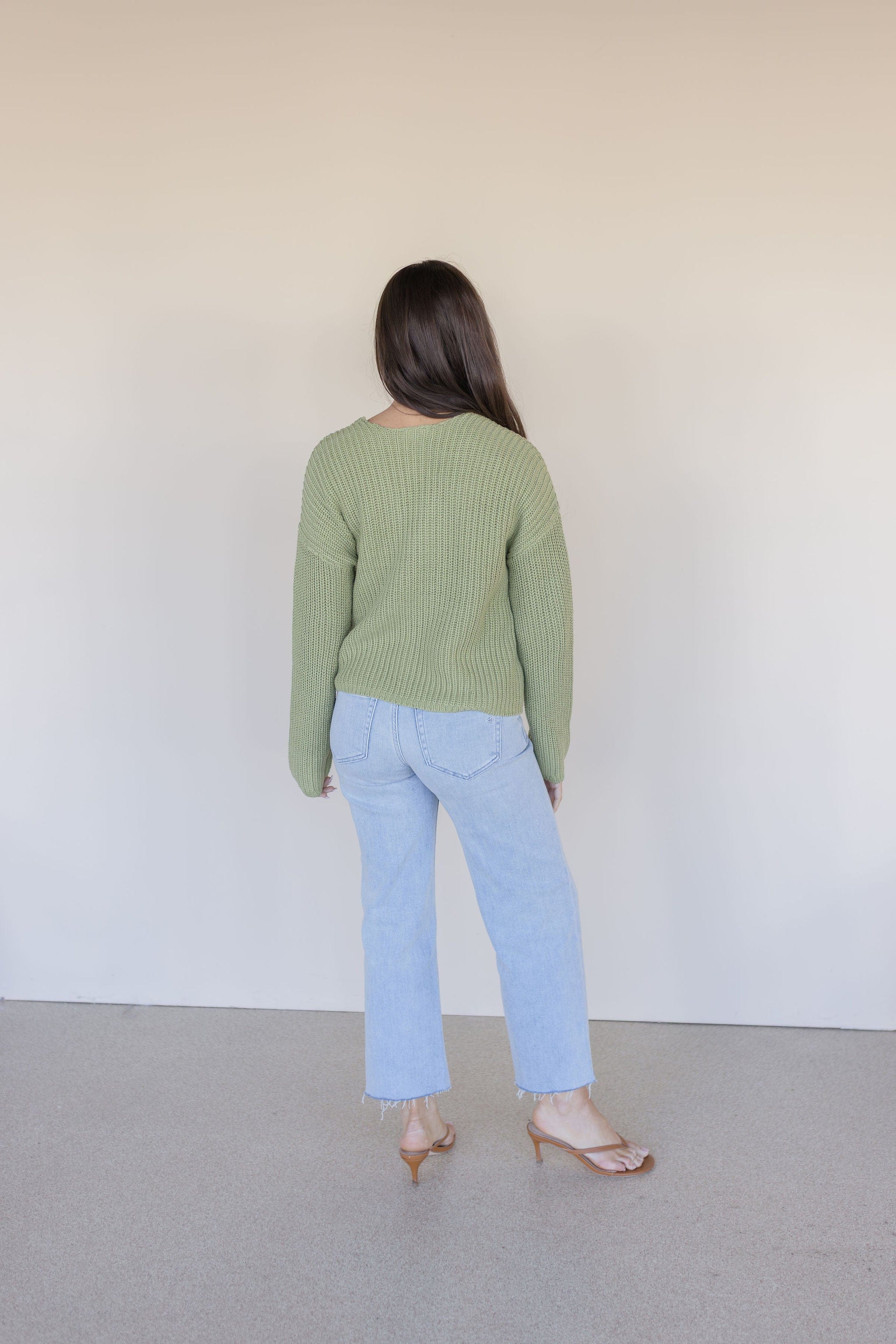 Spencer V-Neck Knit Sweater