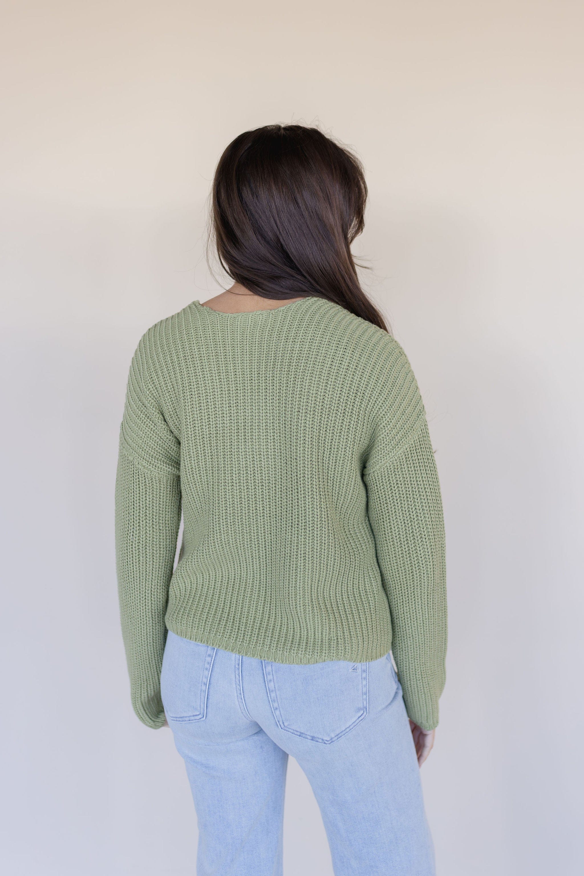 Spencer V-Neck Knit Sweater