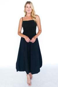 Alice Bubble Puff Midi Dress