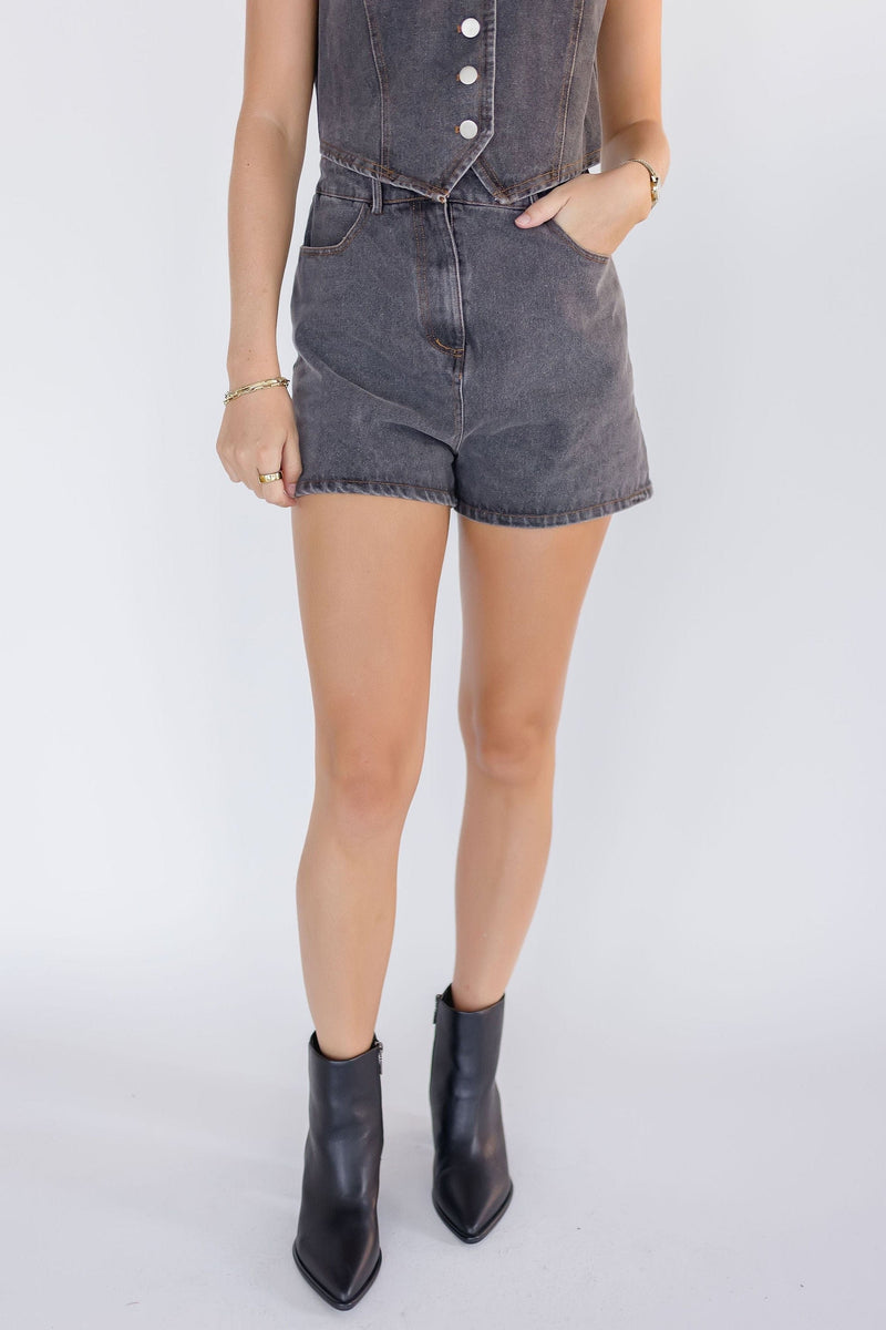 Jodie Denim Vest Romper