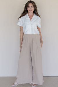 Ronnie Short Sleeve Button Up Blouse