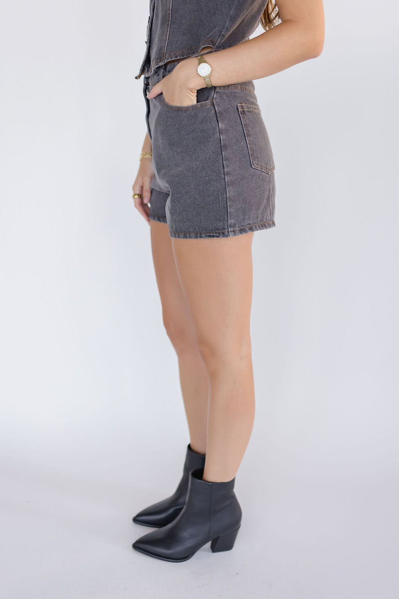 Jodie Denim Vest Romper