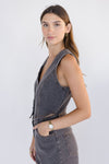 Jodie Denim Vest Romper