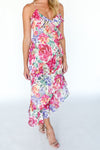 Cyrine Ruffled Floral Maxi Dress