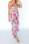 Cyrine Ruffled Floral Maxi Dress