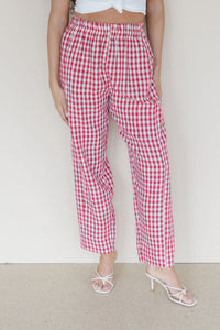 Strawberry Patch Gingham Pant