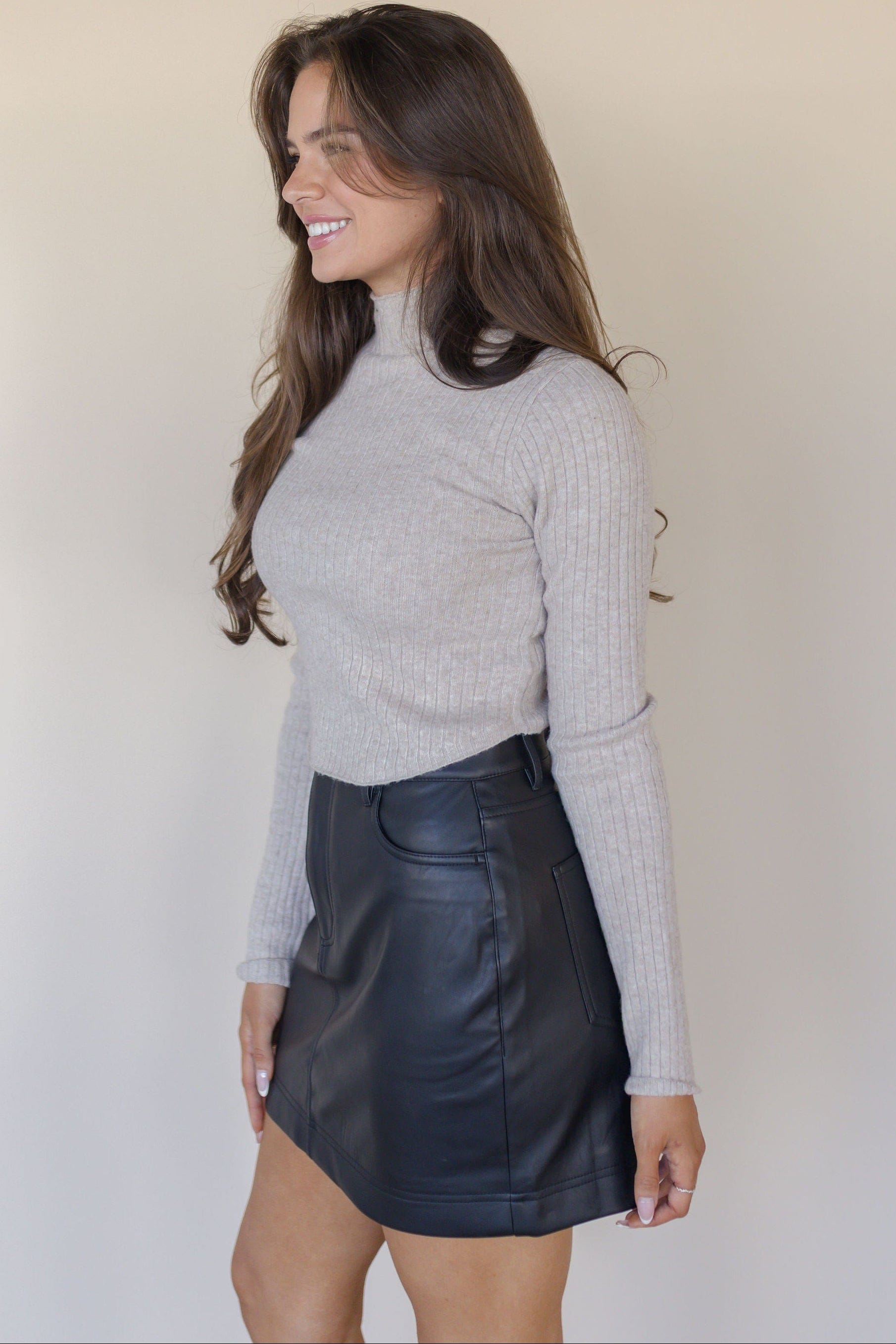 Justine Leather Skirt Justine Leather Skirt