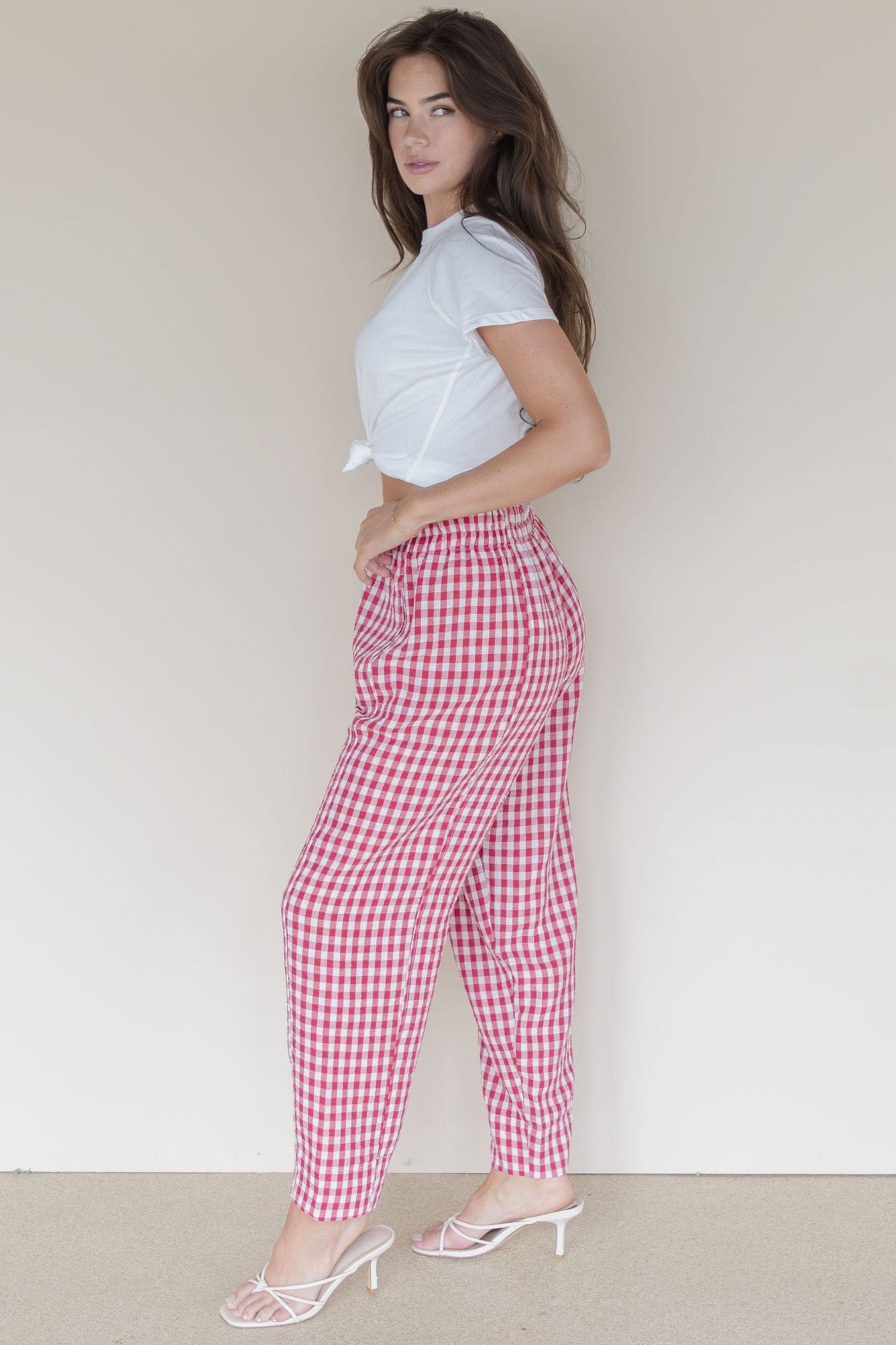 Strawberry Patch Gingham Pant