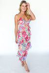 Cyrine Ruffled Floral Maxi Dress