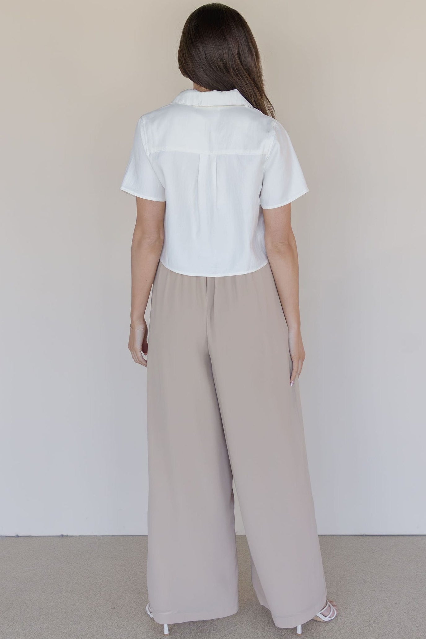 Ronnie Short Sleeve Button Up Blouse