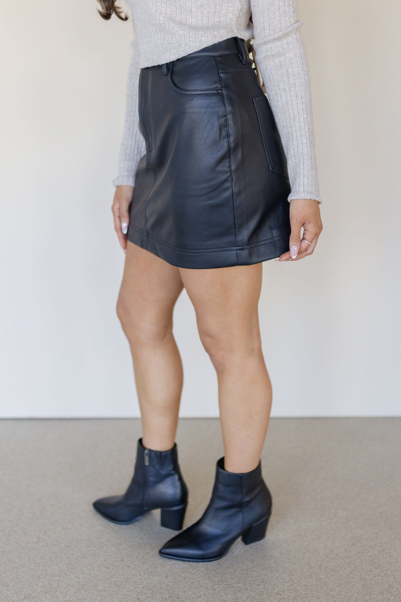 Justine Leather Skirt Justine Leather Skirt