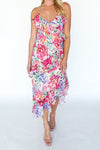 Cyrine Ruffled Floral Maxi Dress