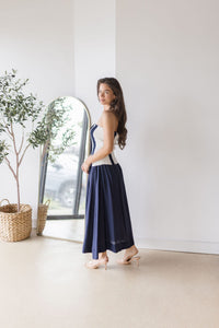 Still Waters Tube Midi Dress
