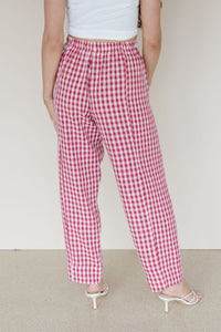 Strawberry Patch Gingham Pant