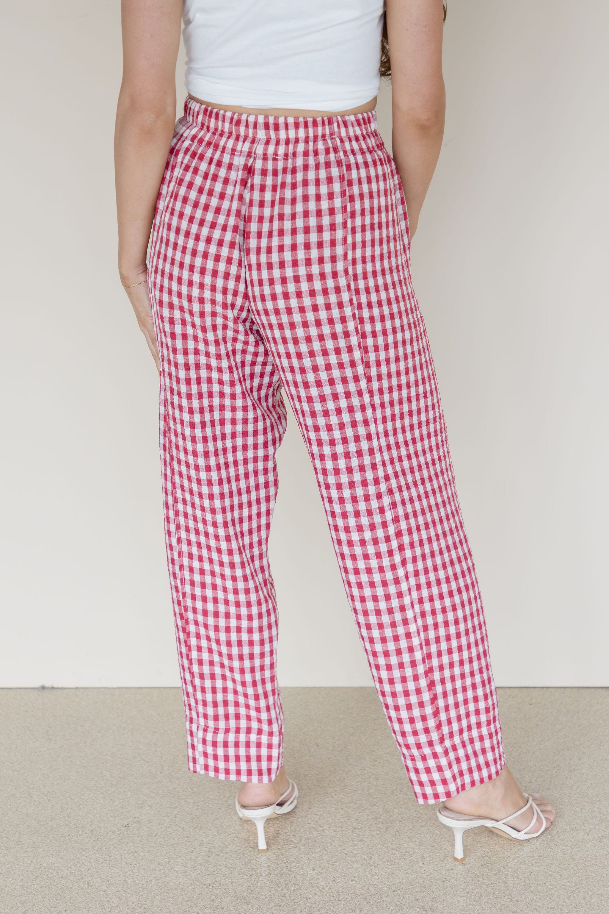 Strawberry Patch Gingham Pant