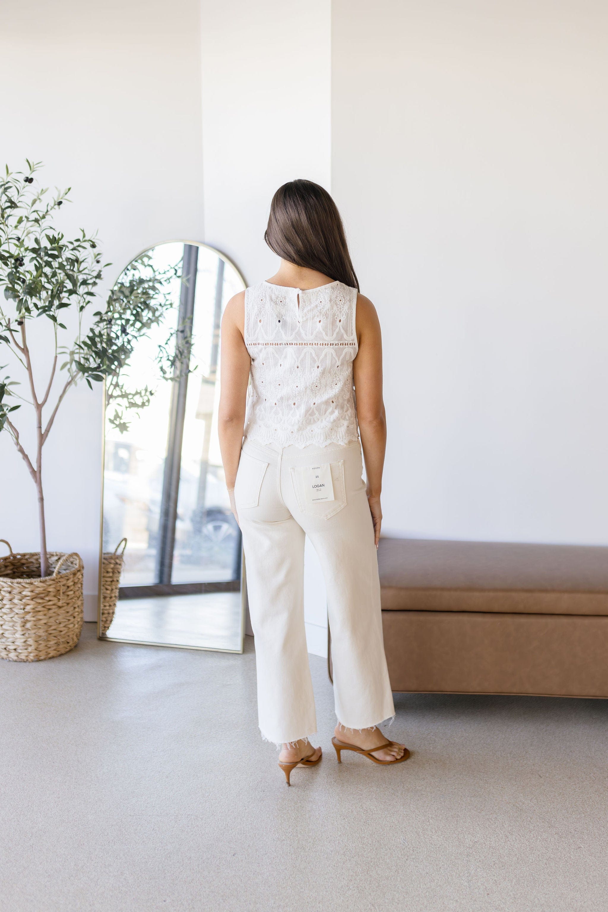 Layelah Eyelet Tie Top