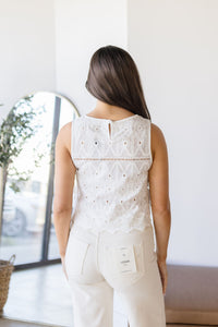 Layelah Eyelet Tie Top