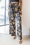 Astra Printed Tie Waist Pant Astra Printed Tie Waist Pant