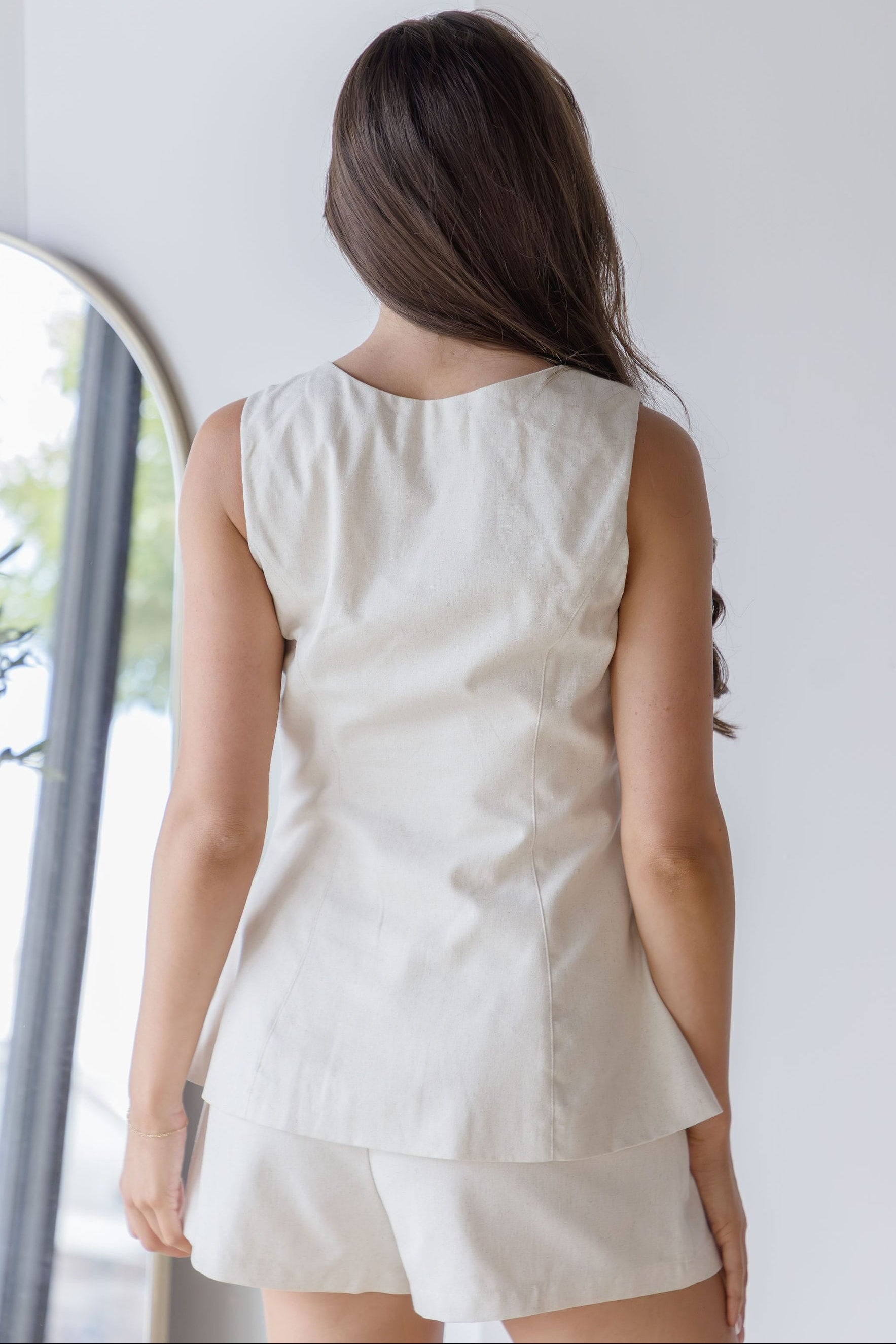Soft Summer Square Neck Vest