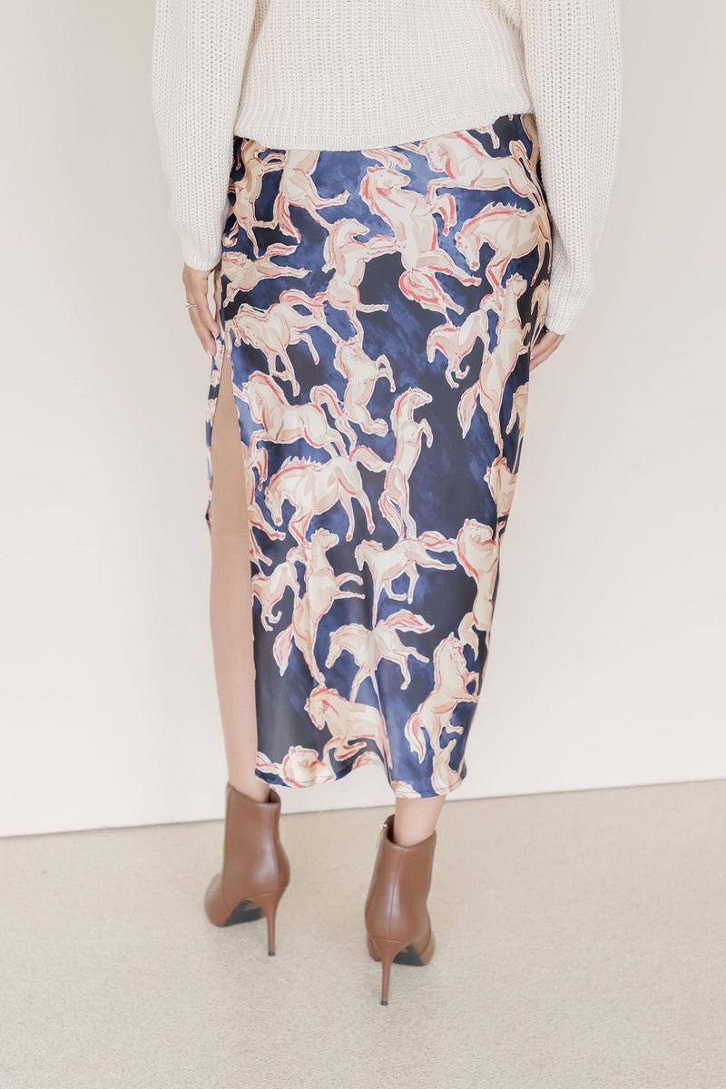 Ranger Midi Satin Skirt Ranger Midi Satin Skirt