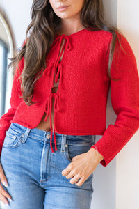 Laikyn Tie Front Cardigan Laikyn Tie Front Cardigan