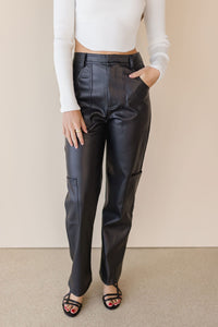 Area Utility Leather Pants