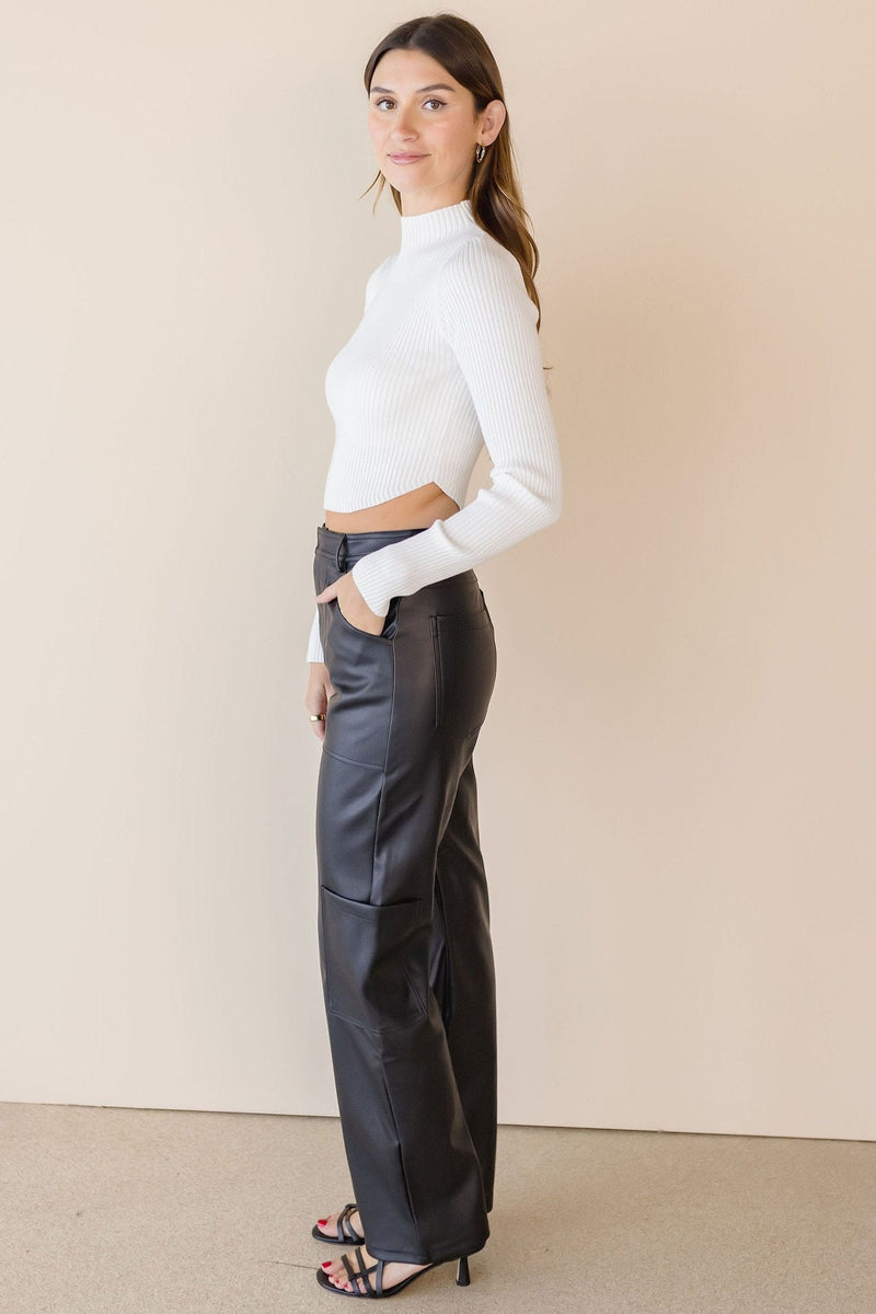 Area Utility Leather Pants