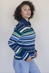 Trading Up Striped Polo