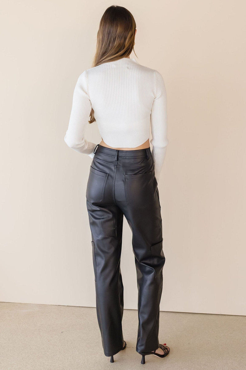 Area Utility Leather Pants