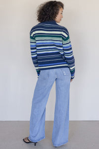 Trading Up Striped Polo