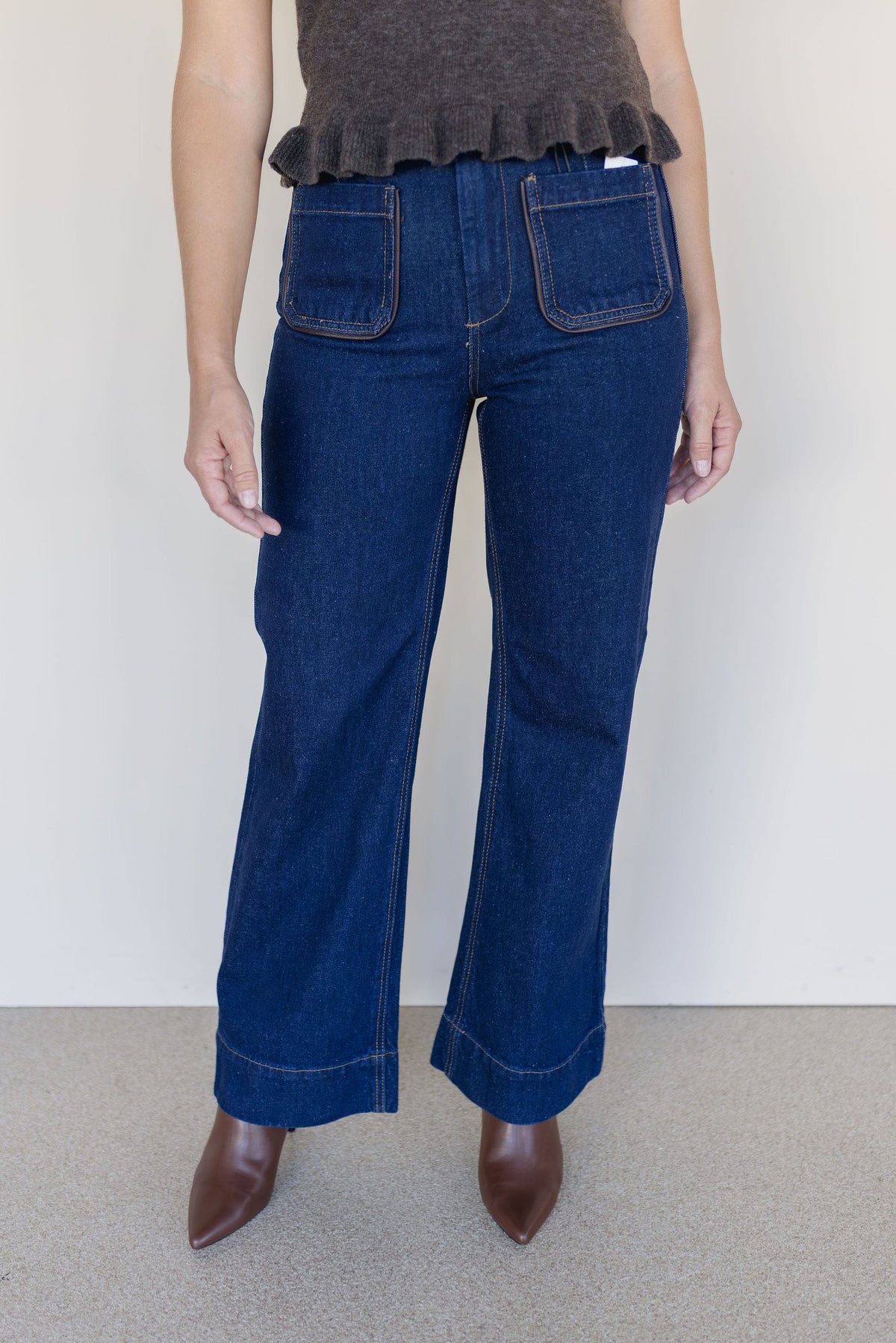 Gia Wide Leg Jeans 30"