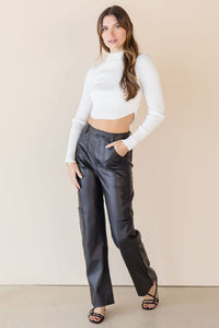 Area Utility Leather Pants