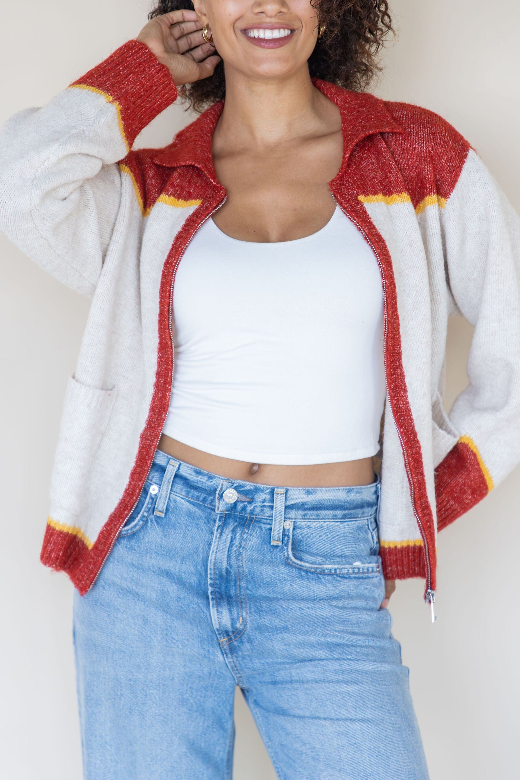 Wrangle Me In Zip Up Sweater Wrangle Me In Zip Up Sweater