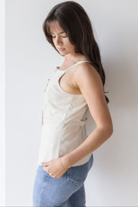 Harper Button Front Top