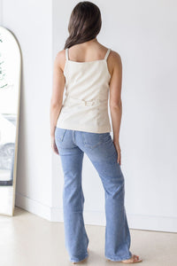 Harper Button Front Top