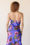 Art Of Bloom Strapless Maxi Dress