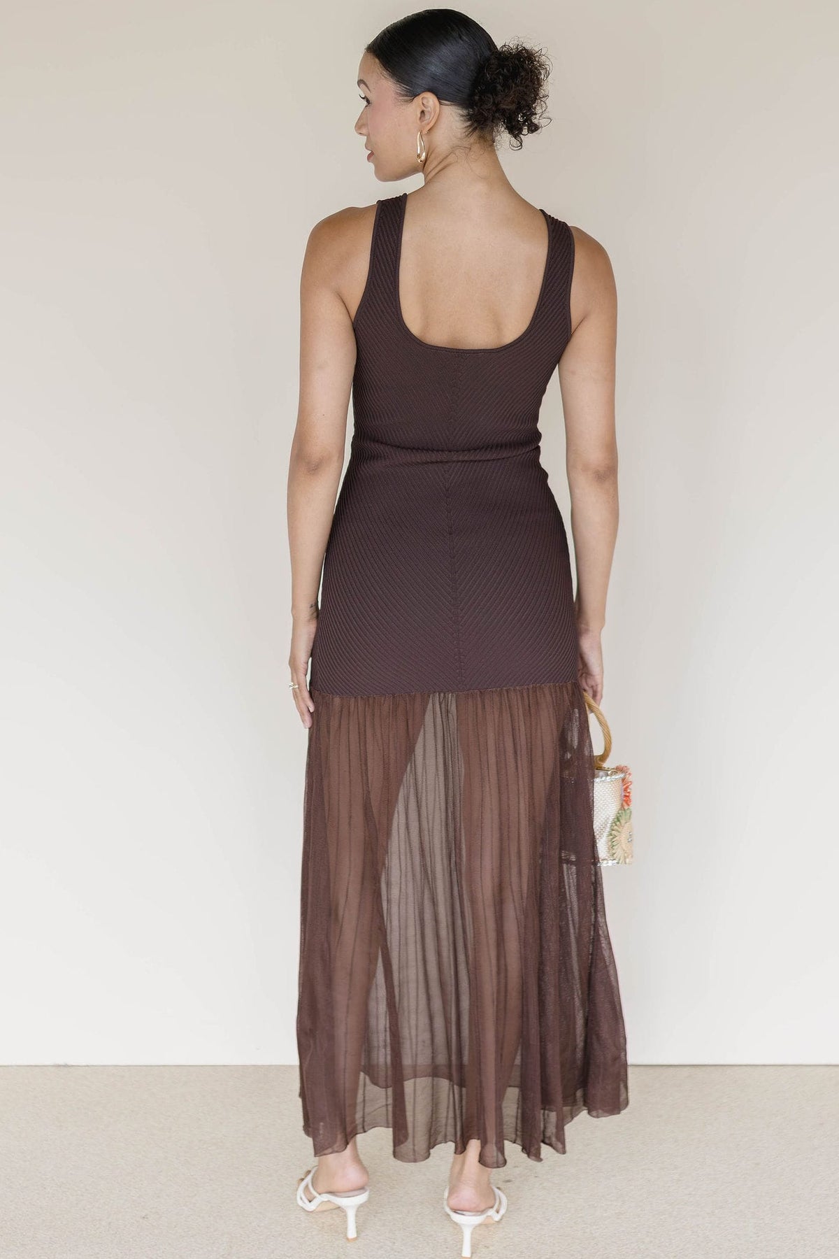 ASTR the Label Glena Dress in Brown | Wild Dove Boutique