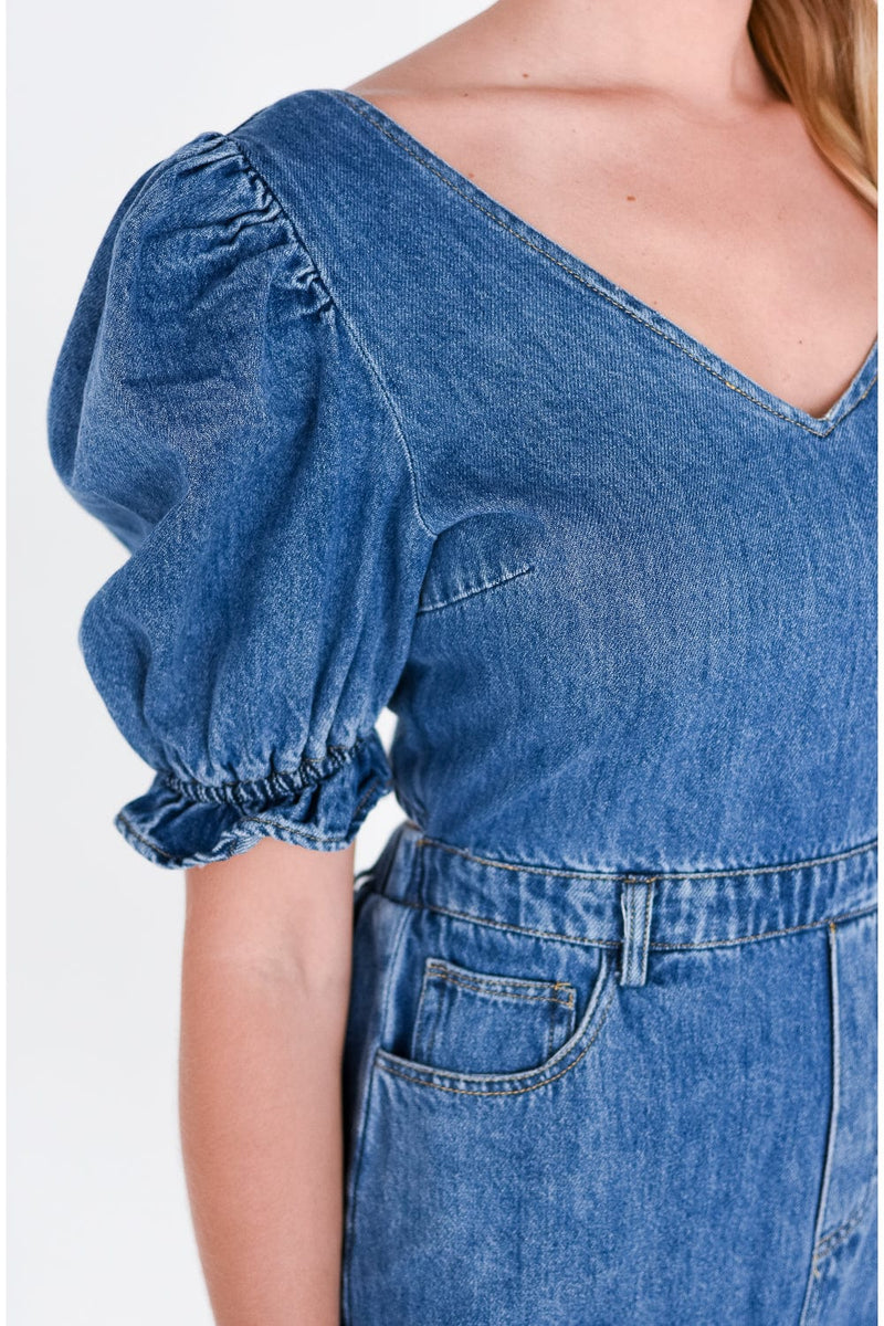 Ellis Denim Romper