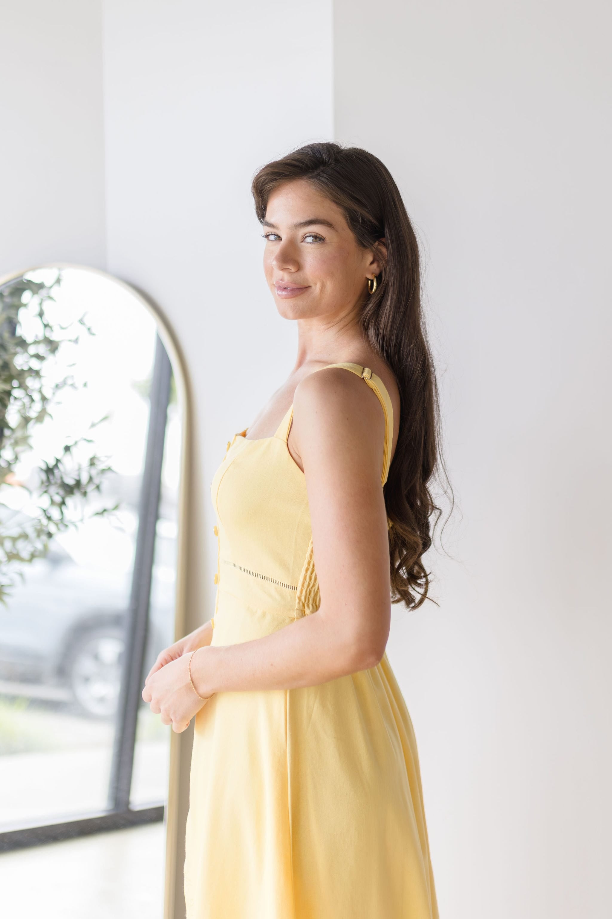 Slow Burn Eyelet Midi Dress