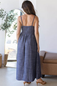 Malia Tie Front Midi Dress