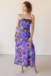 Art Of Bloom Strapless Maxi Dress