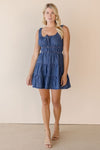 Country Nights Tiered Mini Dress