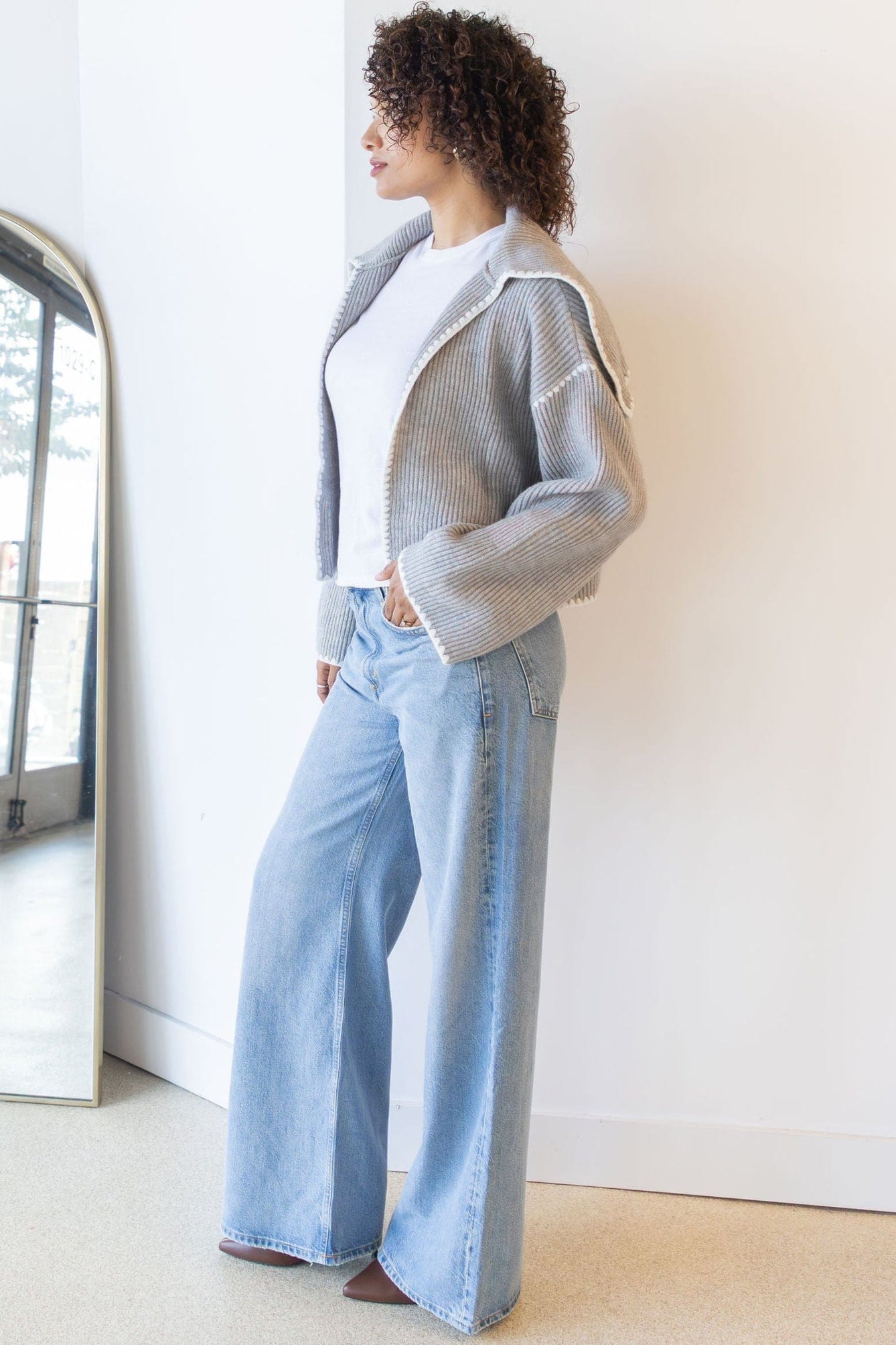 Helena Stitch Detailed Cardigan Helena Stitch Detailed Cardigan