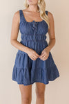 Country Nights Tiered Mini Dress