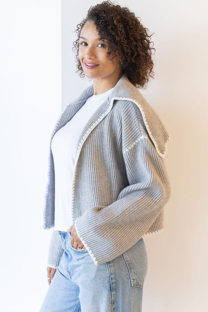 Helena Stitch Detailed Cardigan Helena Stitch Detailed Cardigan