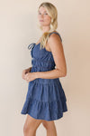 Country Nights Tiered Mini Dress