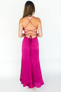 Velda Tie Back Maxi Dress