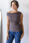 Verona One Shoulder Ruched Top Verona One Shoulder Ruched Top