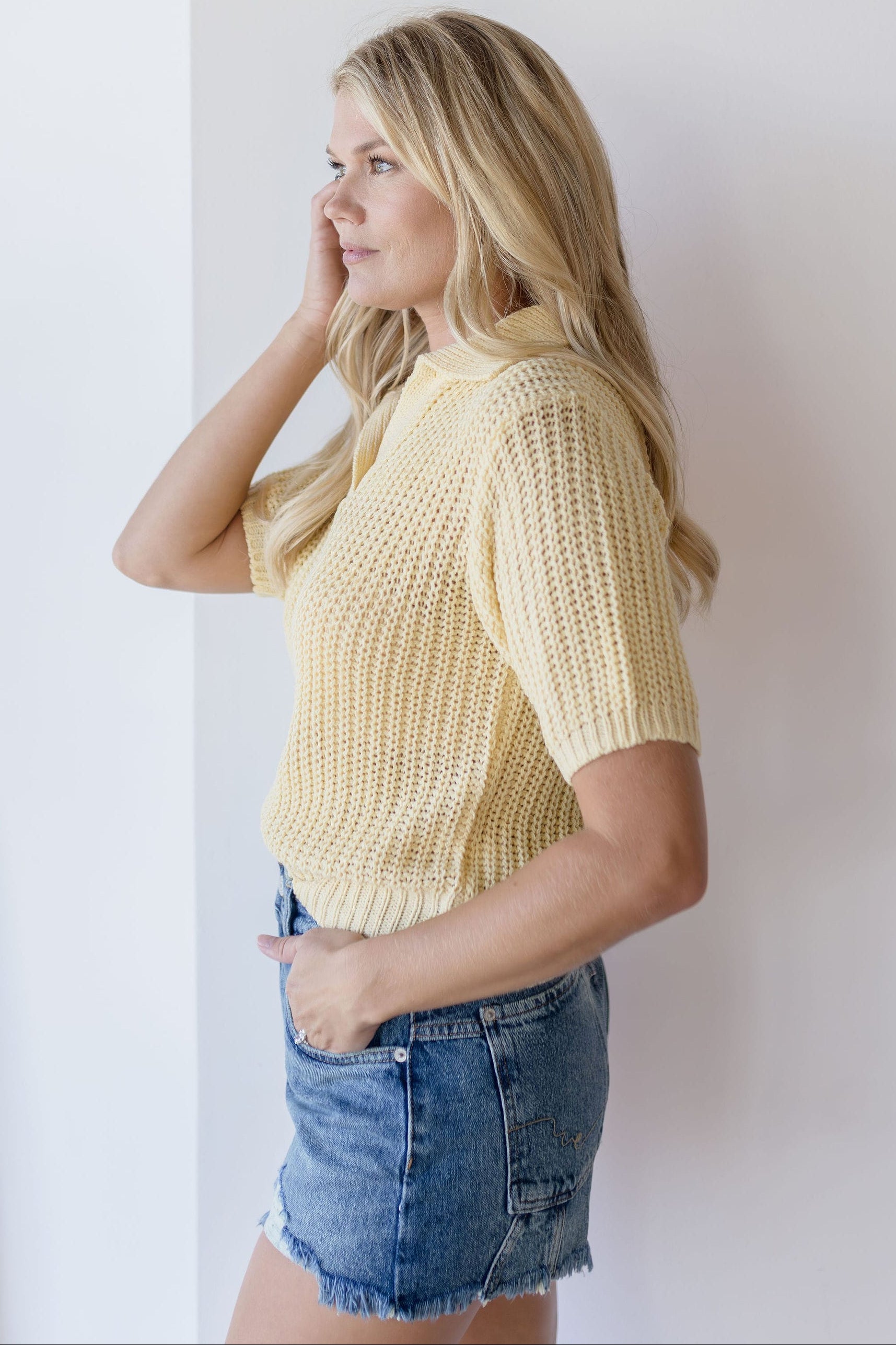 Ivra Short Sleeve Knit Top